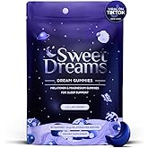 SweetDreams Dream Gummies Natural Sleep Aid for Adults, 5mg Melatonin, Magnesium, & L-Theanine - Vegan Gummy Supplement - Melatonin Gummies for Deeper Sleep (60 Count - Lullaby Berry)