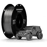 TINMORRY Metallic PETG Filament 1.75mm, Rapid PETG 3D Printer Filament, PETG with a Rapid Flow Rate, Compatible with Bambu Lab FDM 3D Printer, 1KG 1 Spool, Metallic Space Grey