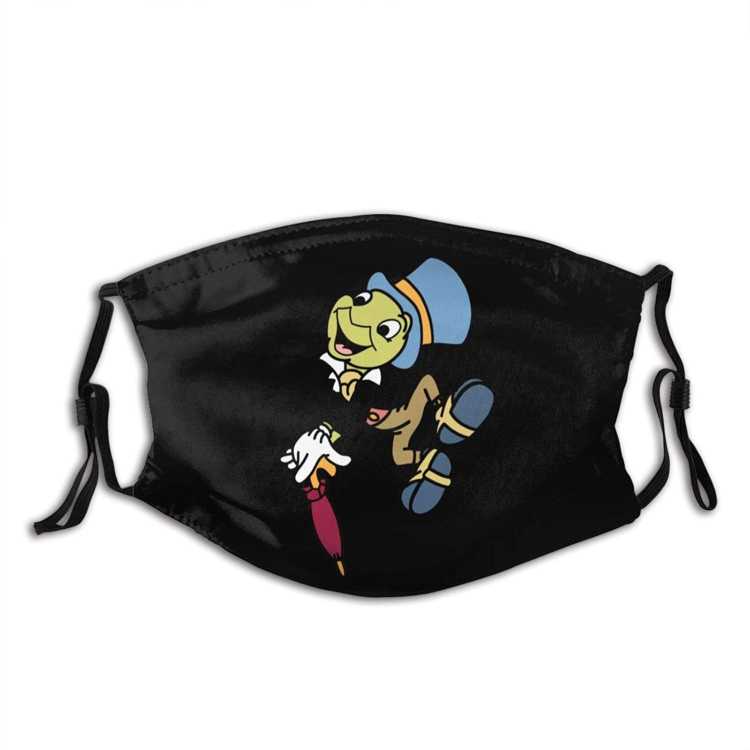 Jiminy Cricket Angry with Pinocchio Adults Mouth Mask with Washable