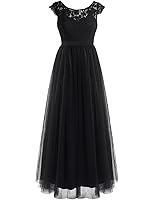 TiaoBug Damen Abendkleid Lang - Elegant & Festlich