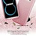 Galaxy S8 Case,Berry Accessory Luxury Shiny Sparkle Glittering TPU Bumper Ultra Thin Premium 3 Layer Hybrid Anti-Slick Soft TPU Protective Cover Case for Samsung Galaxy S8 2017 - Gradual Pink