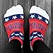 Gone For a Run Inspirational Athletic Running Socks | Women's Woven Low Cut | We Run Free | Red/White/Blue