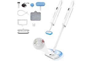 MXNSEWR Steam Mop All-in-one for Floor Cleaning, MultiPurpose Steam Cleaner for Home with 13 Accessories, Detachable Handheld Floor Steamer with Scent Container and strap for Hardwood,Tiles,Cloths and Carpet