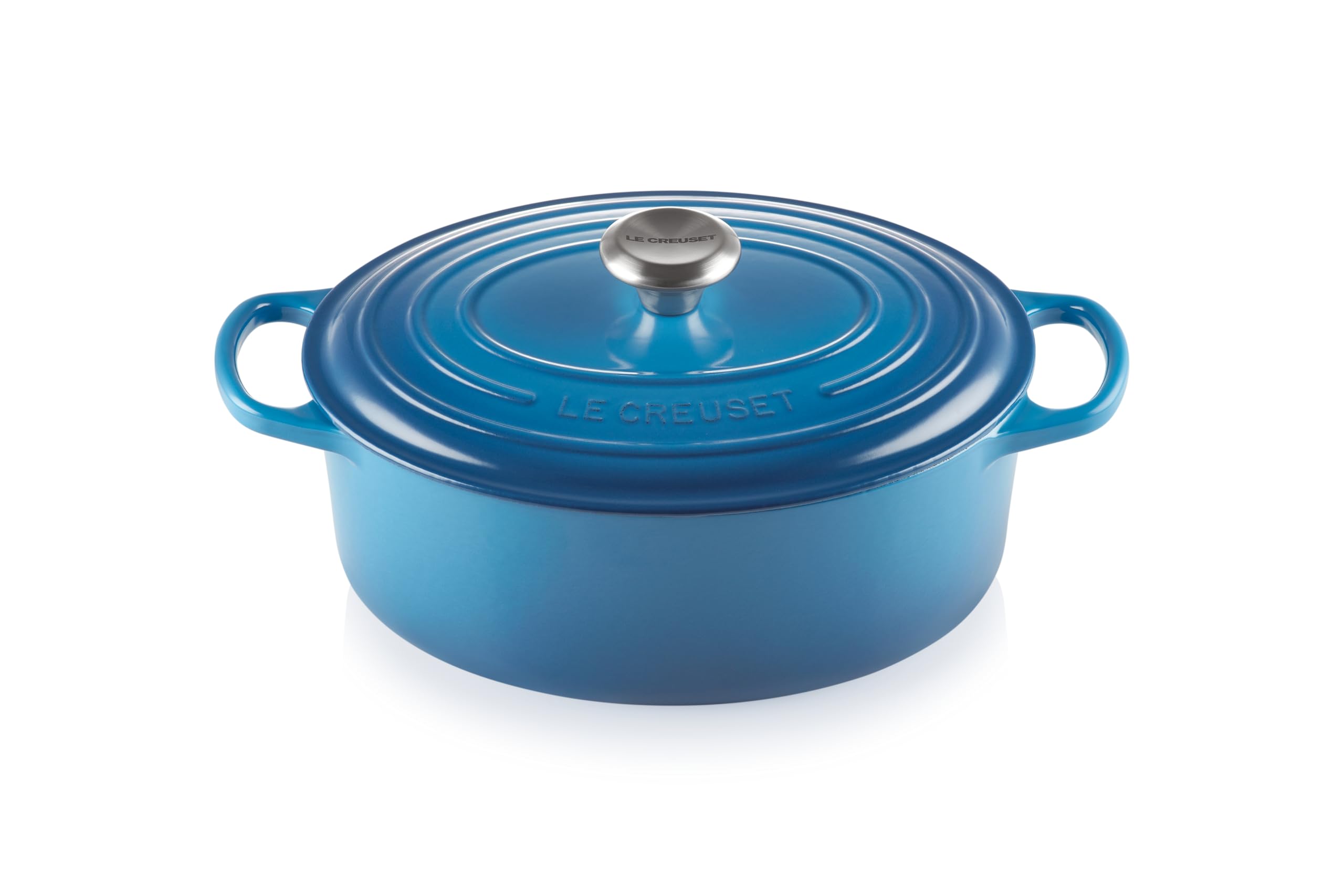 Le Creuset Enameled Cast Iron Signature Oval Dutch Oven, 5 qt, Marseille