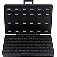 AideTek BOXALL96AS 96 Lids Anti-static ESD Safe Enclosure SMD SMT IC diode Parts Organizer Transistor