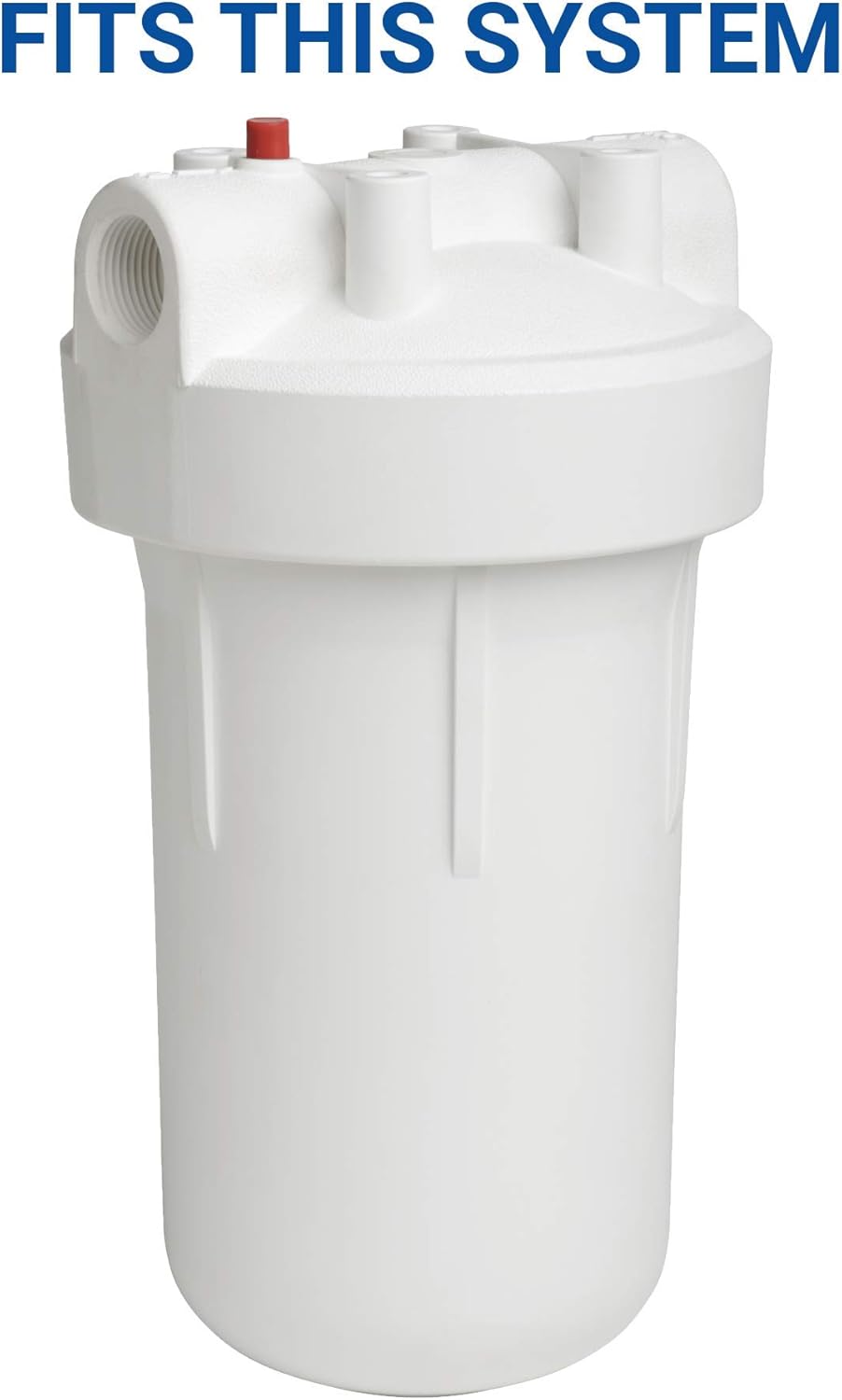 EcoPure EPW4F Premium FACT Universal Innovative Product-Better Filtration and Longer Life Versus Most Whole Home Water Filters, Black/White: Home Improvement
