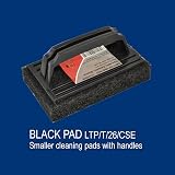 LTP Black Emulsifying Pad with Handle Coarse for Tile Grout Stone Cleaning view 5