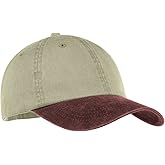 Armycrew Two Tone Low Profile Pigment Dyed Washed Cotton Adjustable Cap