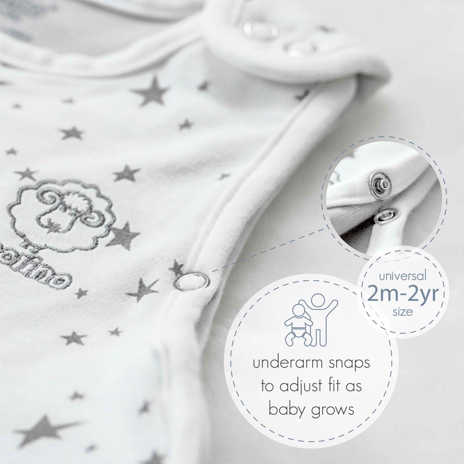 Woolino 4 Season Baby Sleep Bag Sack, Australian Merino Wool, 2 Months to 2 Year, Earth: Baby