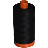 Aurifil A1050-2692 Mako Cotton Thread Solid 50WT 1422Yds Black