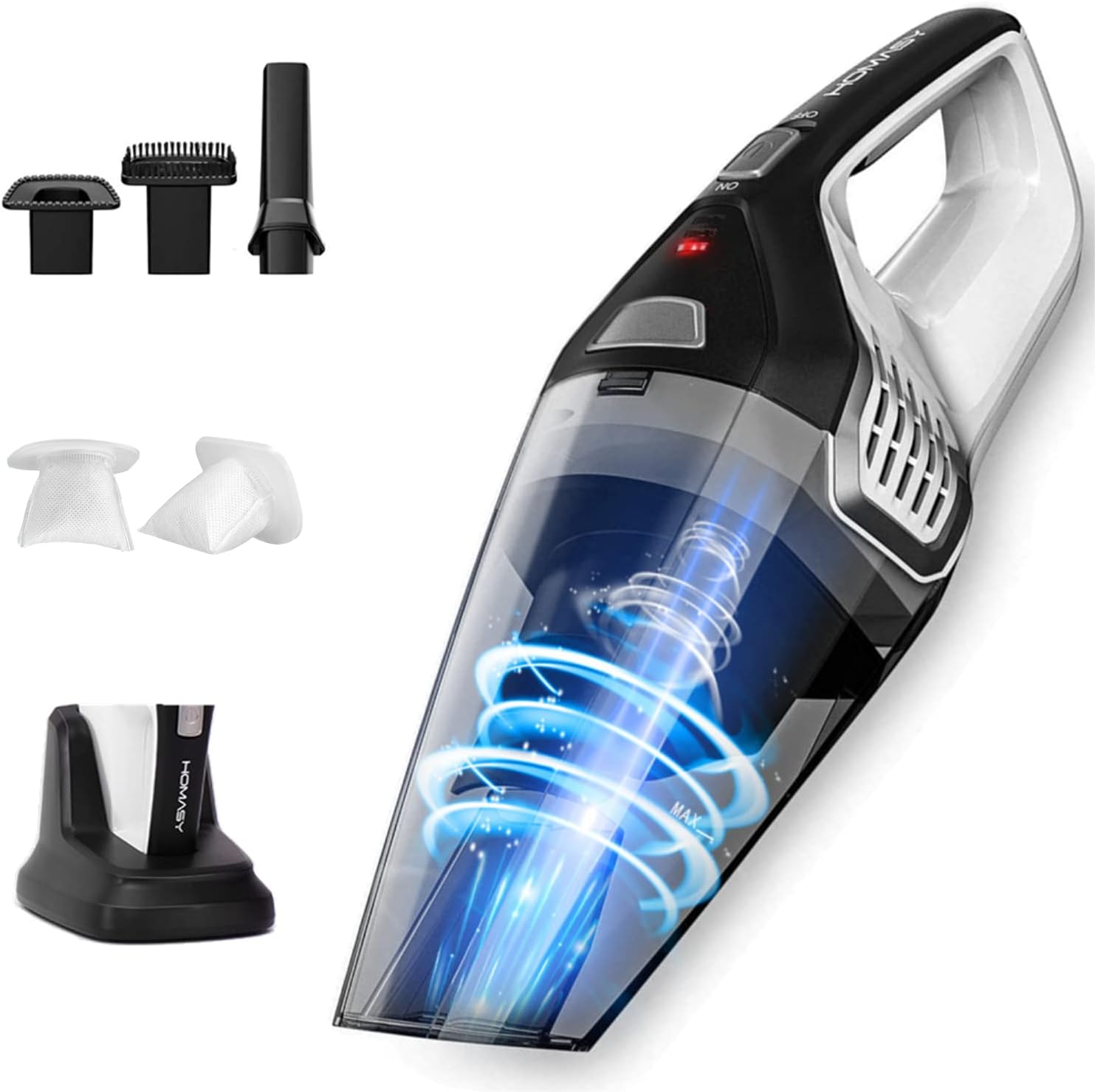 Buy Homasy Handheld Vacuum Cordless, 8Kpa Hand Vacuum with Powerful