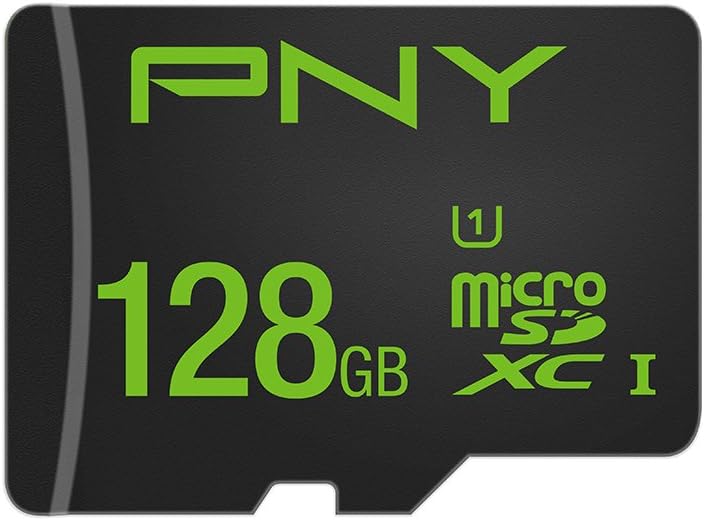 PNY 128GB Micro SDHC Card Class 10 UHS-1 100MB/s U1 for Smartphones Tablets