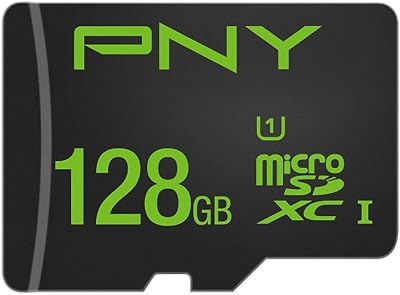 PNY 128GB Micro SDHC Card Class 10 UHS-1 100MB/s U1 for Smartphones Tablets