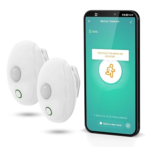 Ecoey Motion Sensor, WiFi Wireless Motion Detector (Battery