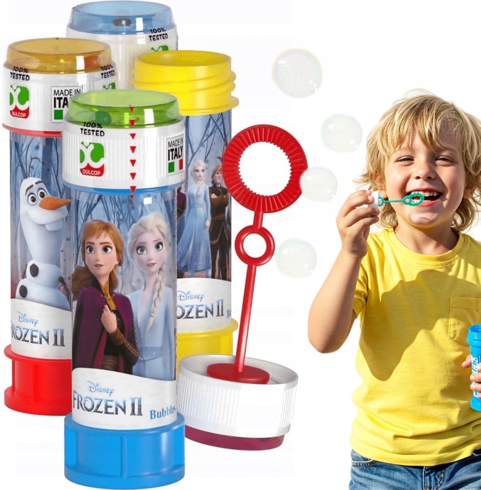 DULCOP - Disney Frozen Bubble Blowers, Multicoloured, EJ-8007315823005