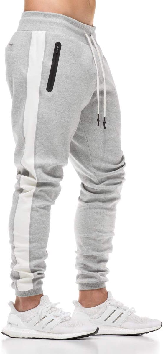 Men's Gym Sport Pants Bodybuilding Workout Running Jogger Slim Fit Sweatpants