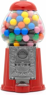 CKB LTD Gumball Machine Retro Red Coin Op Saver 23cm Mini Toy view 8
