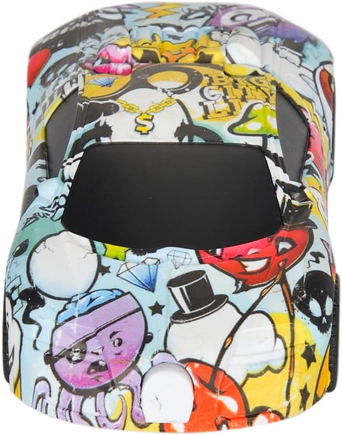 Chords Custom Made Graffiti Green Friction Powered Robot Transformer Deformed Car Vehicle Toys