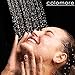 Rain Shower Head Stainless Steel – NEW 2019 High Pressure 8 In Rainfall Bathroom Powerful Spray Shower Heads – Best High Flow Fixed Chrome SPA Showerhead with Adjustable Metal Swivel Ball (6 inch)