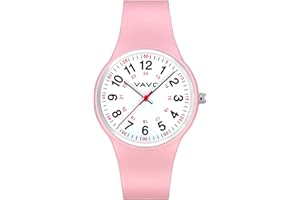 VAVC Nurse Watch for Medical Students,Doctors,Women with Second Hand and 24 Hour. Easy to Read Watch