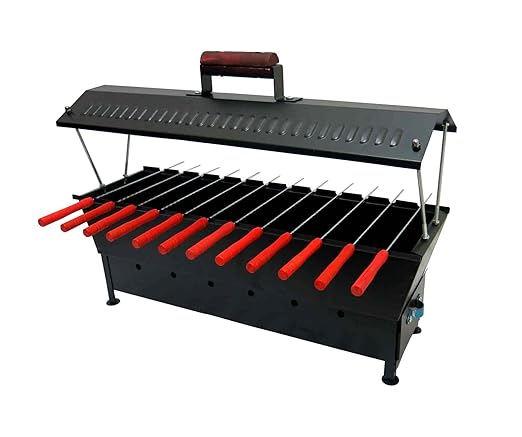 Fabrilla Hut Shaped Barbeque Set (Silver)