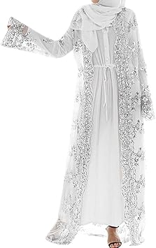 white kaftan dress amazon