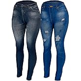 CLOYA Women’s One Size Leggings – Fits Large/XL (L/XL) – High-Waist Stretch Yoga Pants, Buttery Soft, Full Length