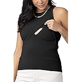 Kindred Bravely Ribbed Racerback Nursing Tank Top | Women's Sleeveless Breastfeeding Shirt