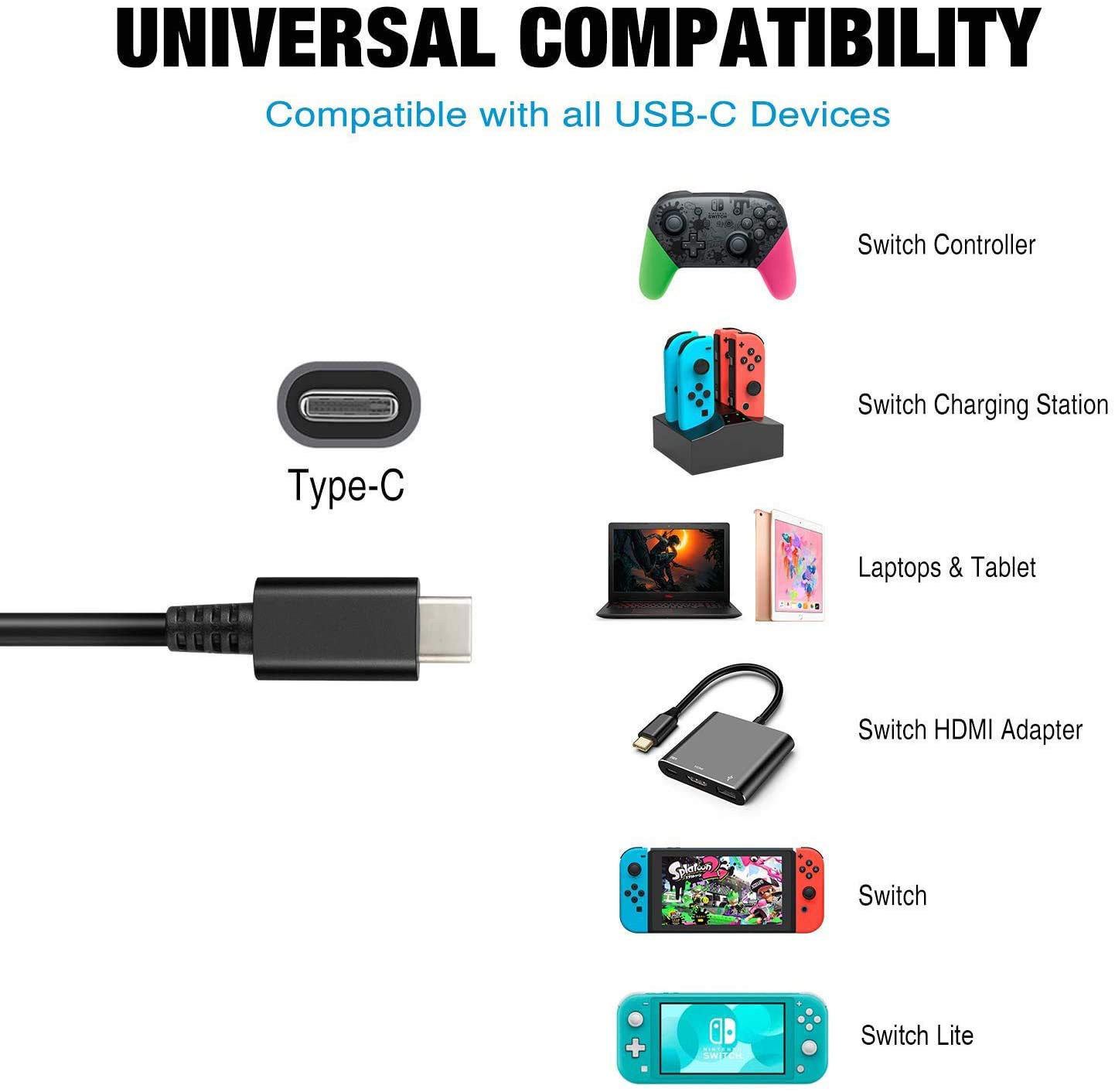 Charger For Switch Ac Adapter For Switch Lite Fast Charging Power Adapter For Switch And Lite Supports Tv Mode Buy Online In China At China Desertcart Com Productid