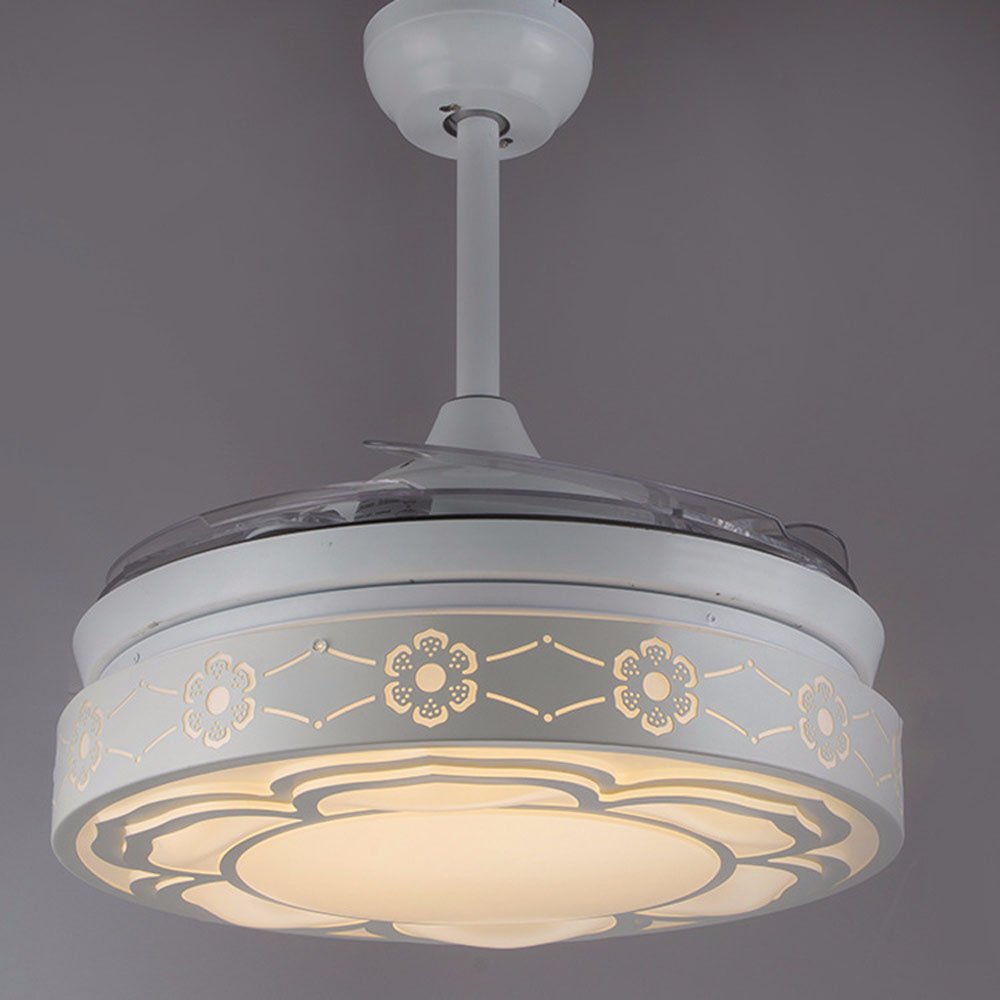 Huston Fan 42 Inch White Ceiling Fan With Remote Retractable