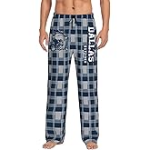 Men's Plaid Pajama Pants Custom Name Number Comfy Drawstring Pajama Lounge Sleep Pants with Pockets