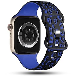 CreateGreat Sport Leopard Engraved Bands Compatible