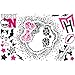Roommates Rmk2258Slm Monster High Heart Skullette Peel And Stick Wall Decals