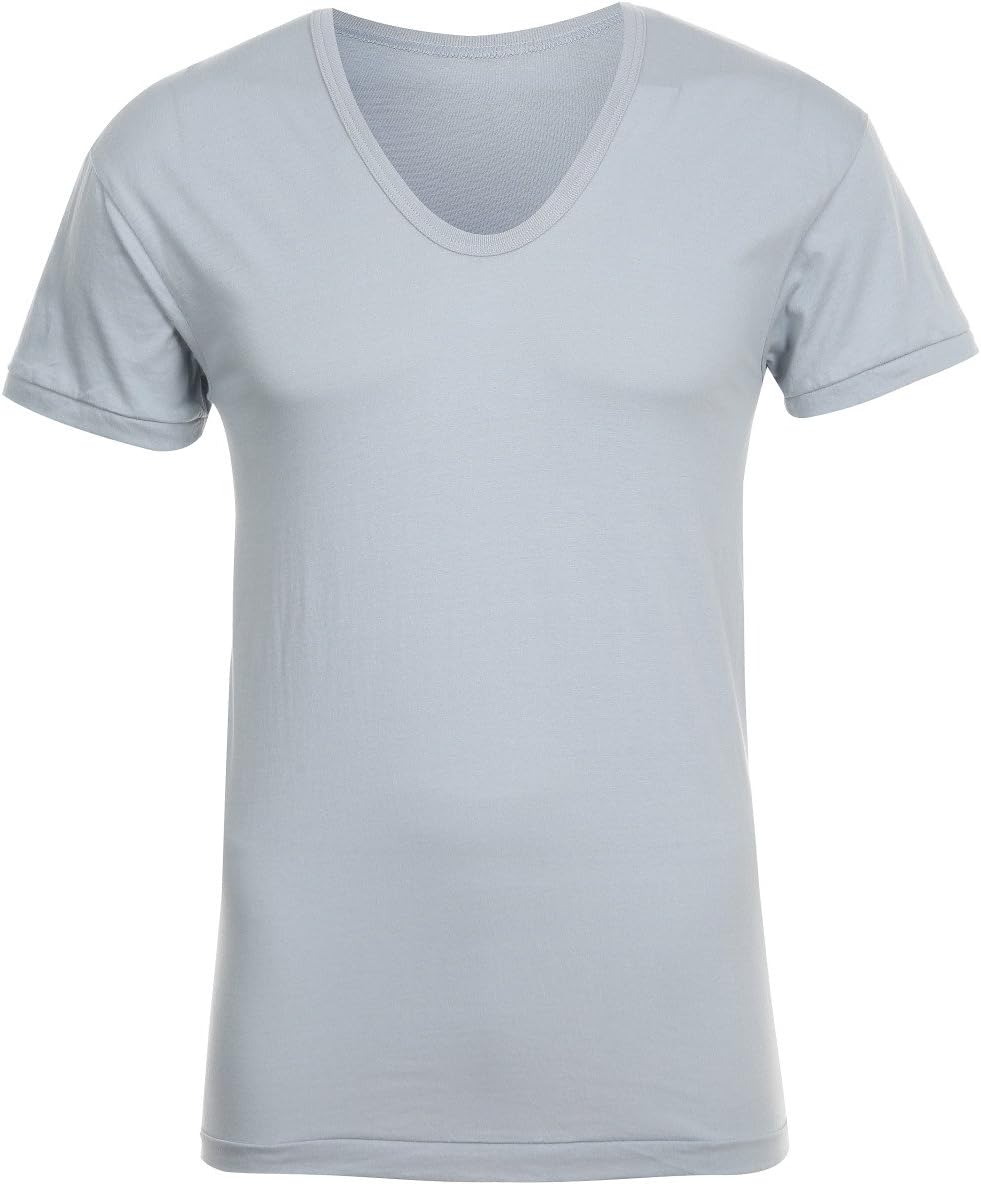 TRY Men's Undershirts Cotton Stretch Crewneck T-Shirts (SBWTMTSB50-GAB-105)
