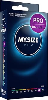 MY.SIZE PRO Condom 69 mm width XXL 10 condoms