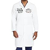 Personalized Embroidered Lab Coat Professional Lab Coat for Women & Men Custom with Name or Logo