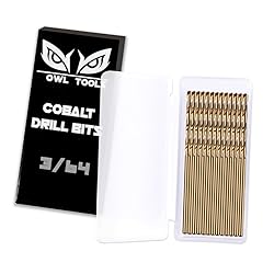 Owl Tools 3/64" Inch Cobalt Drill Bits - 13 Pack of