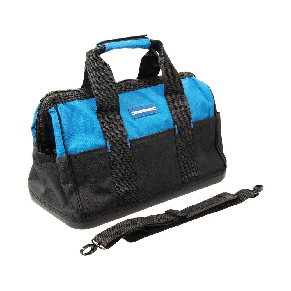 Silverline 268974 Tool Bag Hard Base Wide Mouth 400 x 200 x 300 mm