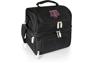 PICNIC TIME NCAA Nebraska Cornhuskers Pranzo Lunch Bag - Insulated Lunch Box with Picnic Set - Lunch Cooler Bag