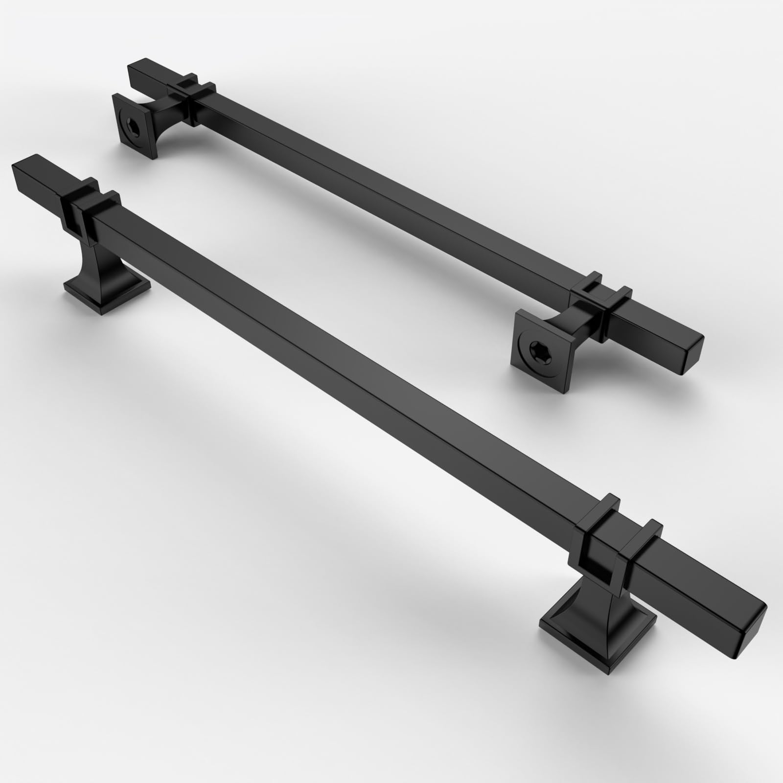 Photo 1 of Asidrama 10 Pack 12.6 Inch(320mm) Matte Black Kitchen Cabinet Handles, Cabinet Pulls Kitchen Cabinet Hardware for Cupboard Drawer Pulls