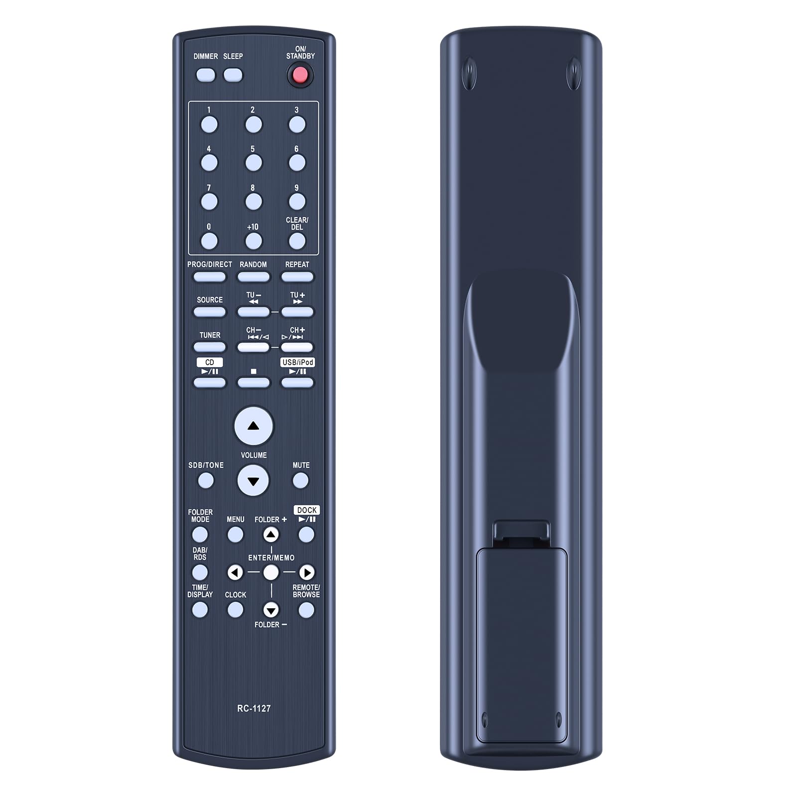 GOUYESHO Remote Control for DENON RC-1127 / RC1127, Compatible with DENON Television, Audio/Video Receiver
