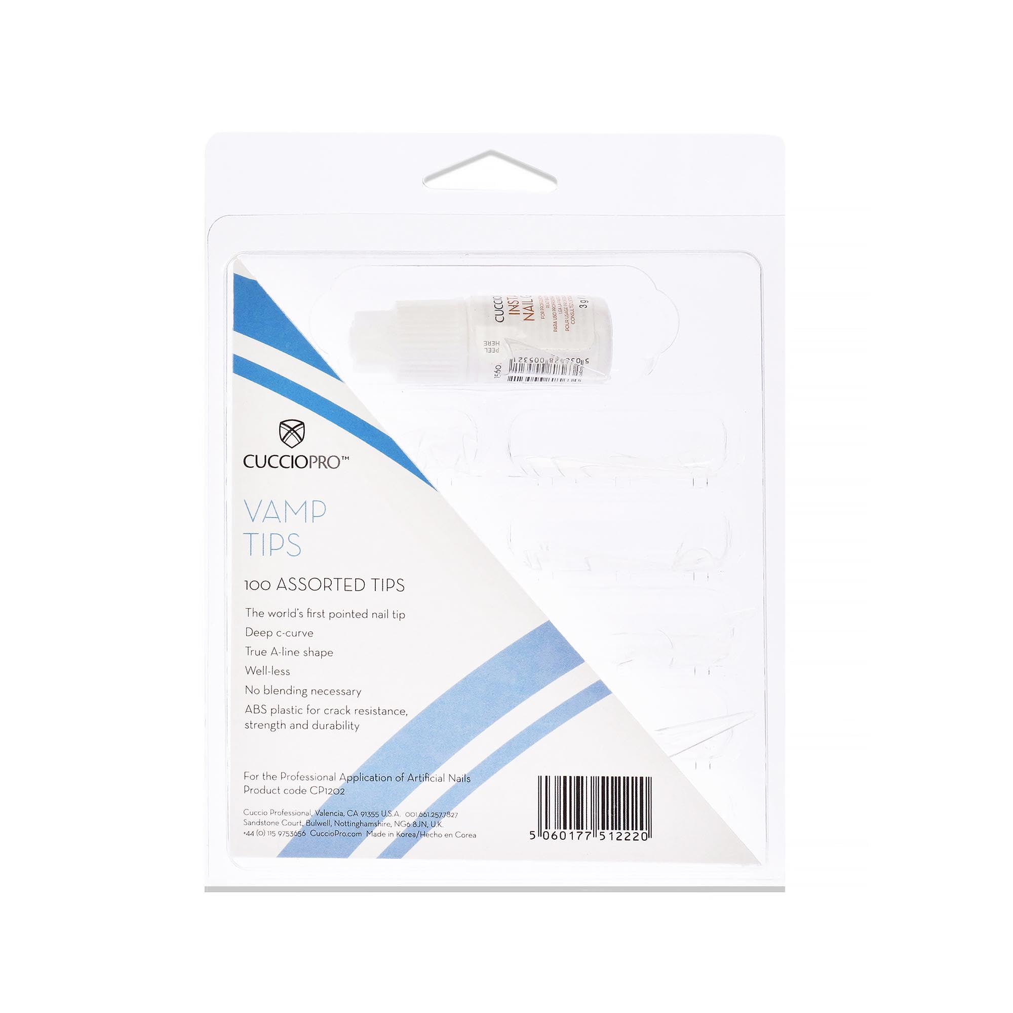 Cuccio Vamp 100 Assorted Nail Tips, I0099705