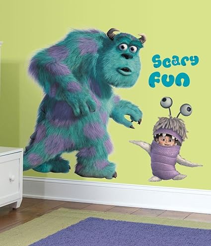Monsters Inc Giant Sully Boo Peel Stick Wall Decals 27 X