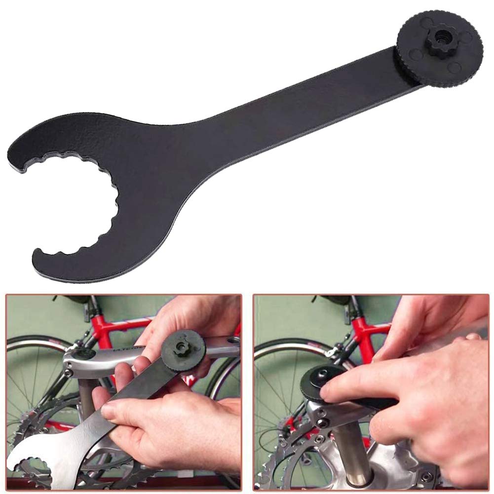 BETOY Bottom Bracket Wrench Bicycle Crank Wrench Carbon Steel Bottom Wrench for Bicycle Repair Install Tool