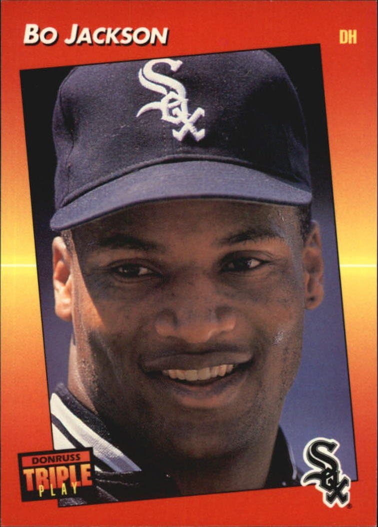 1992 Triple Play Baseball Card 164 Bo Jackson Collectibles & Fine Art
