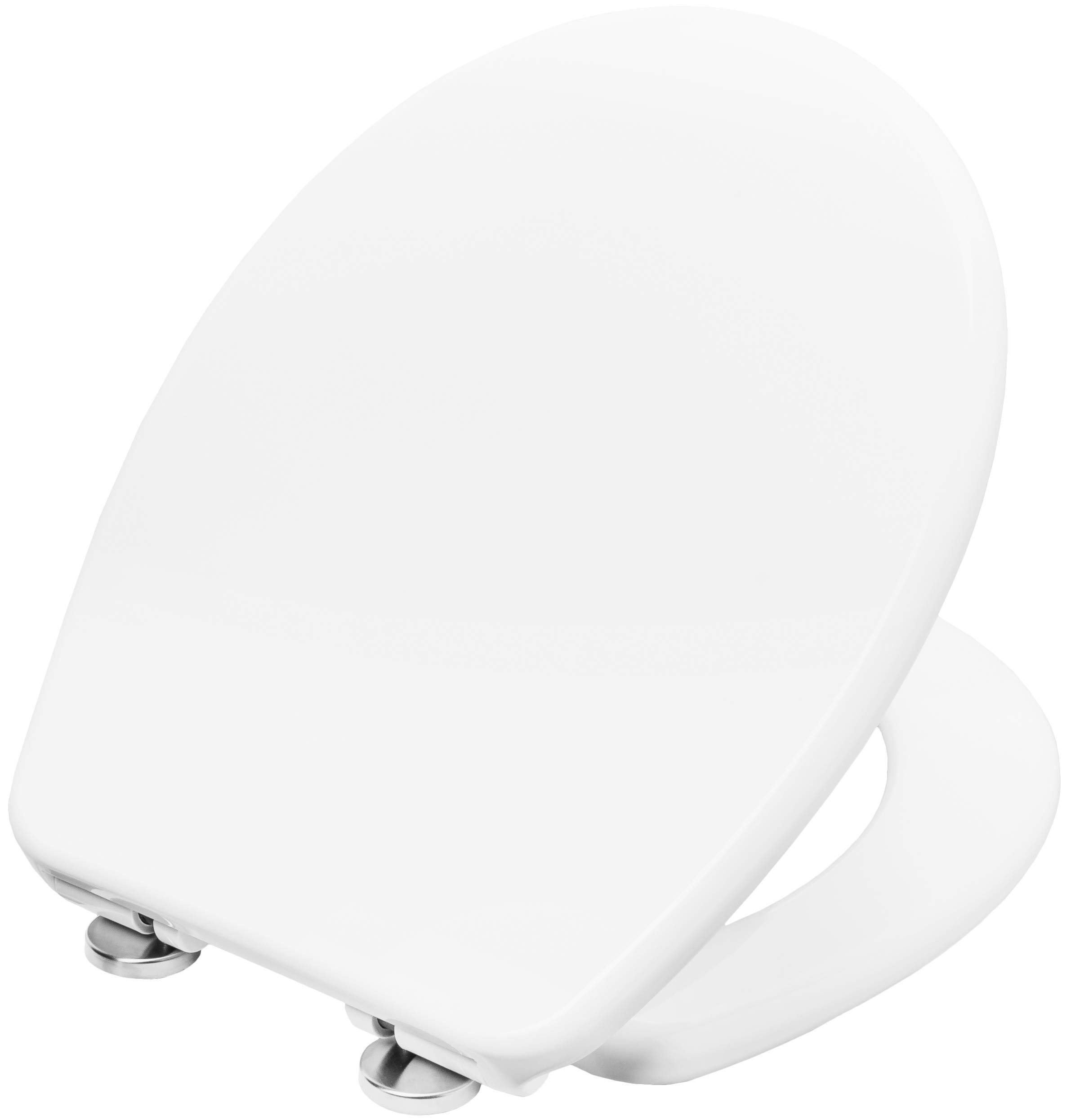 Cornat KSTISC00 Ticino Toilet Seat with Soft-Close Mechanism Release Quick Up and Clean White