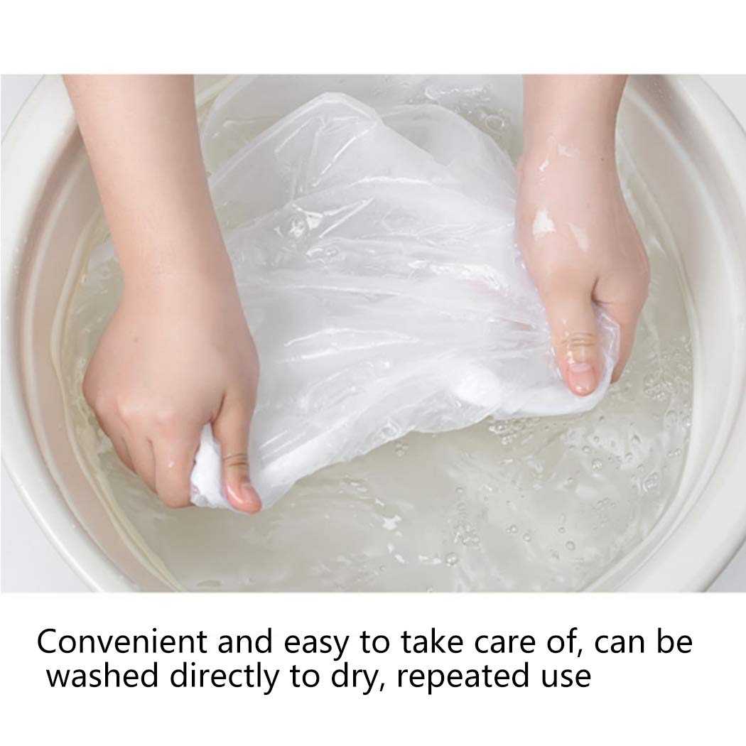 Tinyuet Home Abbigliamento Parapolvere, PEVA Trasparente Copriabiti Antipolvere Anti-fungine Lavabile con Cerniera 6Pcs(60 * 80cm/4Pcs & 60 * 140cm/2Pcs)