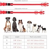 YFbrite Light Up Dog Collar Rechargeable LED Red Large view 5