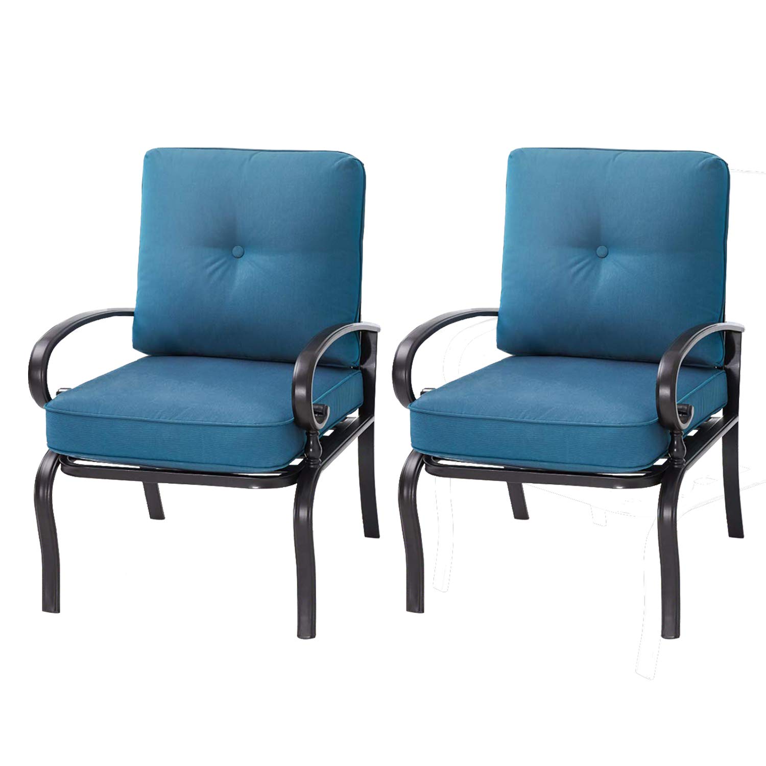 Best Black Outdoor Club Chair Set Of 2