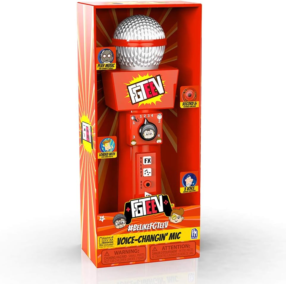 FGTeeV Be Like FGTeeV Voice-Changin' Mic, Red